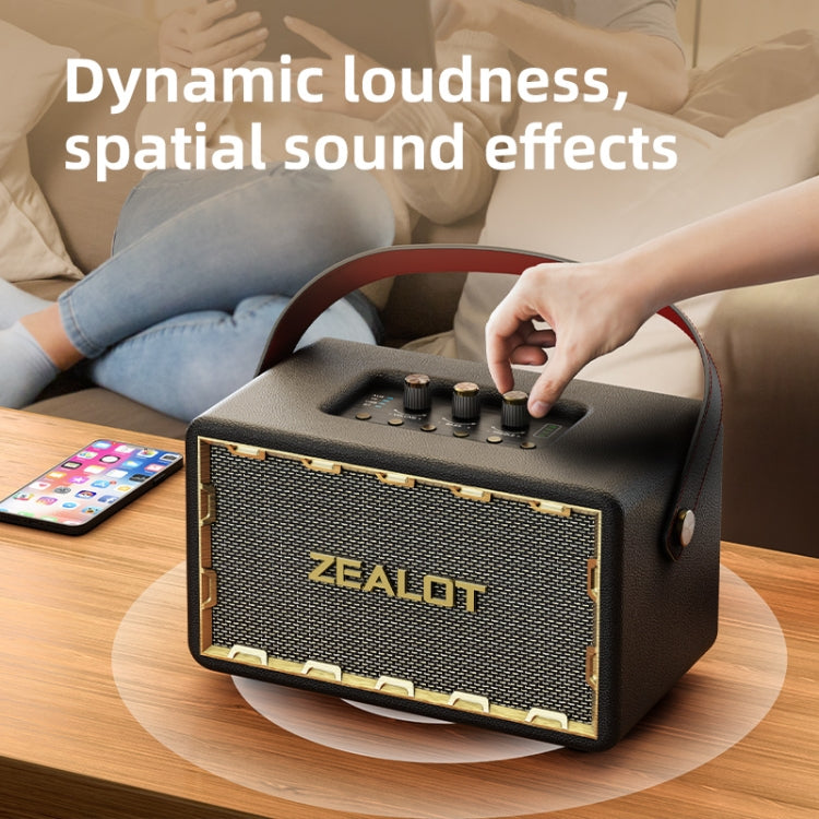 Zealot MT01 Retro Card Portable Wireless Bluetooth Speaker(Black) - free shipping - PMC Jewellery - Order now!