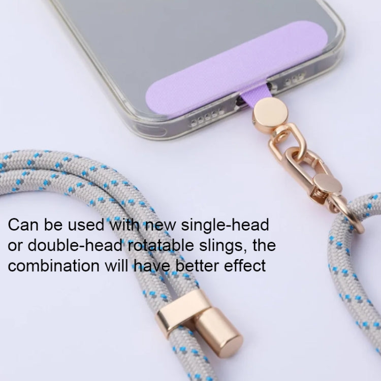 360 Degree Rotation Mobile Phone Lanyard Fixing Gasket(Mist Blue) - free shipping - PMc TechLife - Order now!
