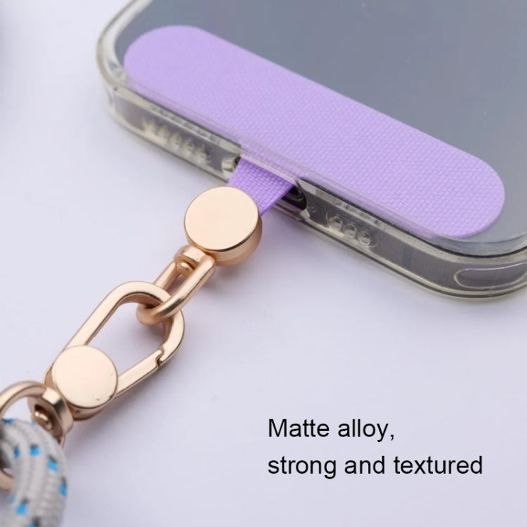 360 Degree Rotation Mobile Phone Lanyard Fixing Gasket(Mist Blue) - free shipping - PMc TechLife - Order now!