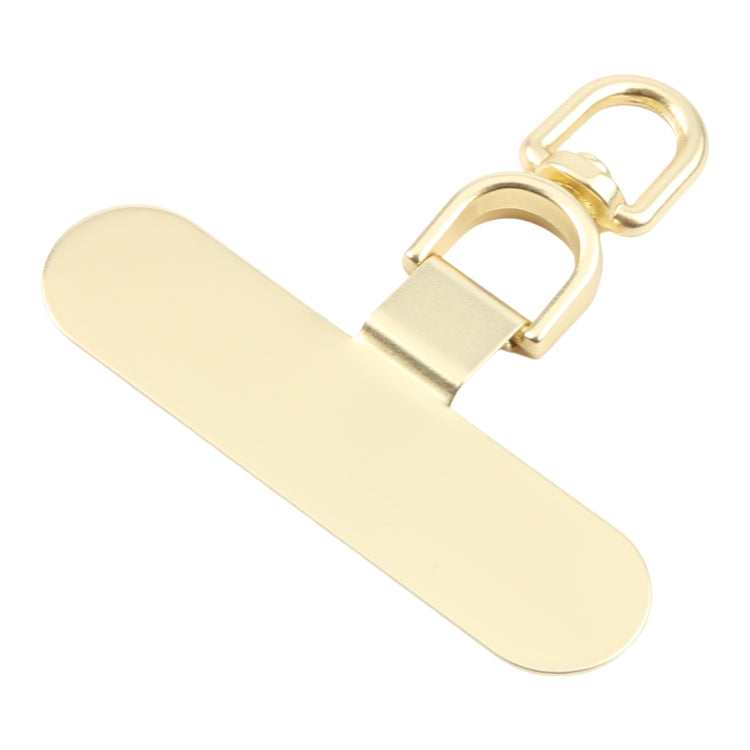 360 Degree Rotation Oval Metal Mobile Phone Lanyard Fixing Gasket(Gold) - free shipping - PMc TechLife - Order now!