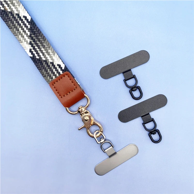 360 Degree Rotation Oval Metal Mobile Phone Lanyard Fixing Gasket(Gold) - free shipping - PMc TechLife - Order now!