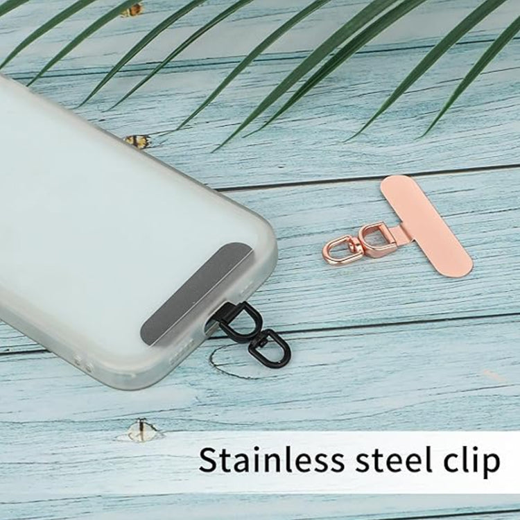 360 Degree Rotation Oval Metal Mobile Phone Lanyard Fixing Gasket(Gold) - free shipping - PMc TechLife - Order now!