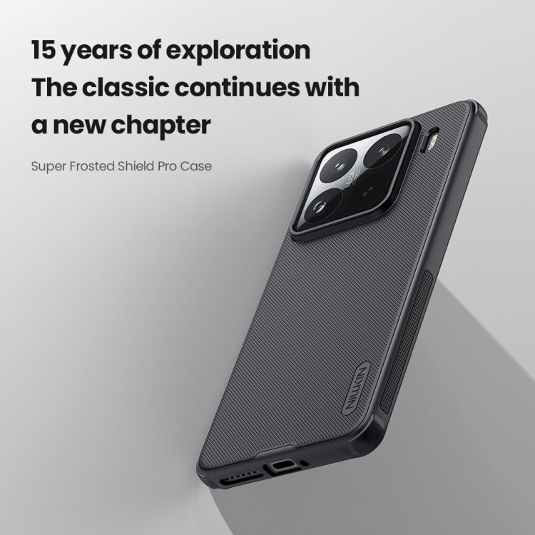 For Xiaomi 15 Pro NILLKIN Frosted Shield Pro PC + TPU Phone Case(Green) - free shipping - PMC Jewellery - Order now!