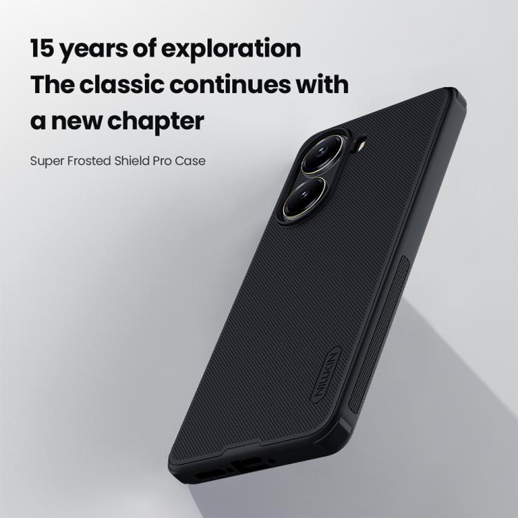 For Xiaomi Poco X7 Pro NILLKIN Frosted Shield Pro PC + TPU Phone Case(Black) - free shipping - PMc TechLife - Order now!