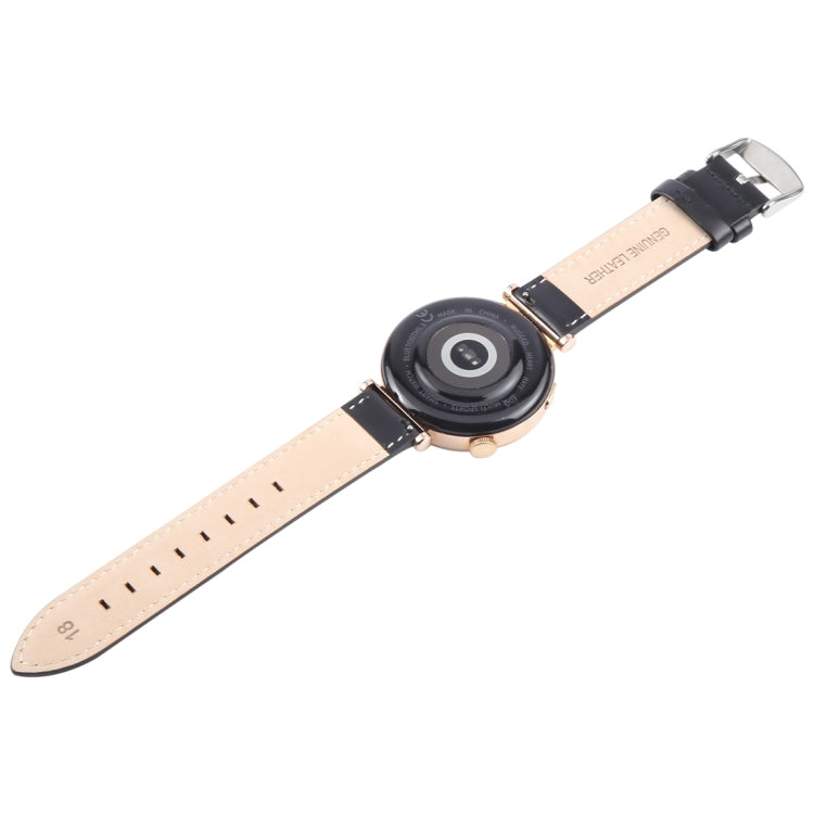 20mm Silver Steel Buckle Genuine Leather Watch Band Wristband(Black) - 20mm Bands by PMc TechLife | Online Shopping South Africa | PMc TechLife | Buy Now Pay Later Mobicred