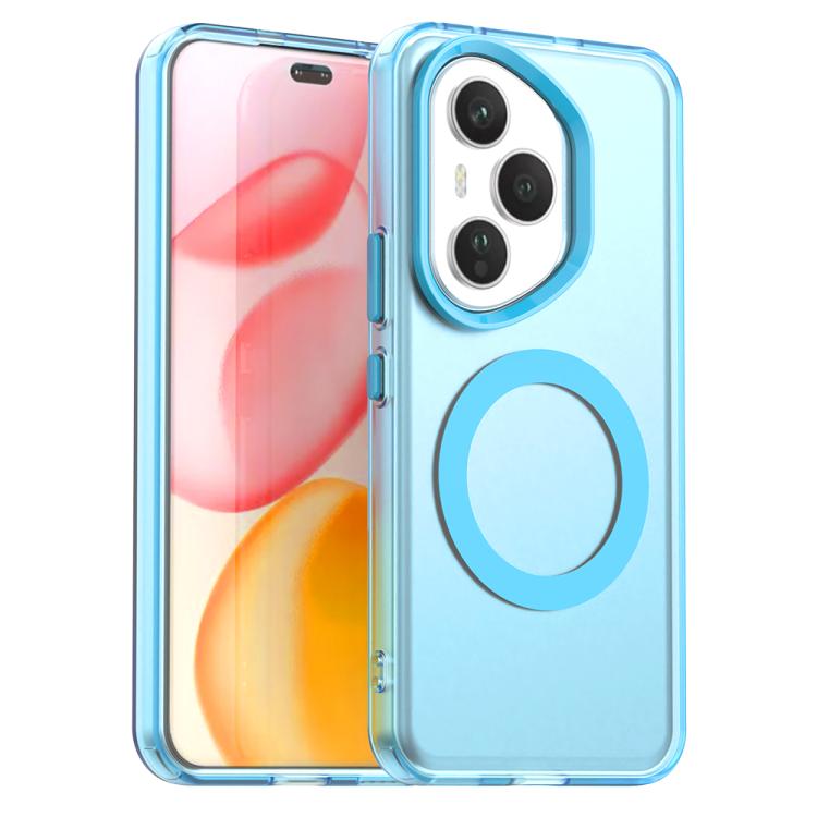 For Honor 400 Pro Global 160.8mm Candy Magsafe PC Hybrid TPU Phone Case(Blue) - free shipping - PMC TechLife - Order now!