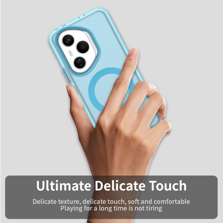 For Honor 400 Pro Global 160.8mm Candy Magsafe PC Hybrid TPU Phone Case(Blue) - free shipping - PMC TechLife - Order now!