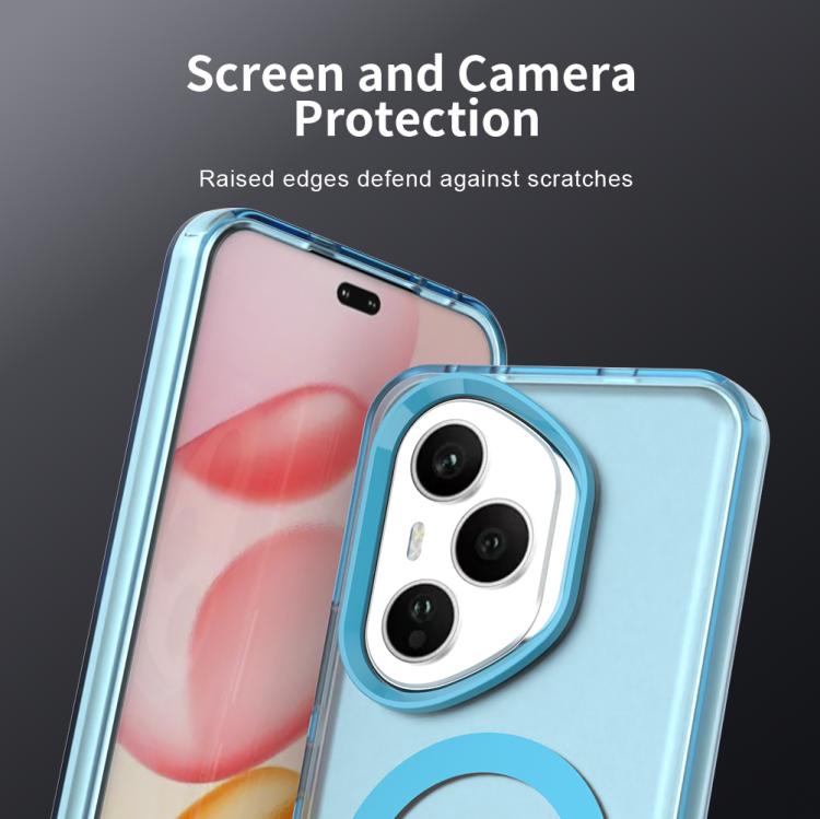 For Honor 400 Pro Global 160.8mm Candy Magsafe PC Hybrid TPU Phone Case(Blue) - free shipping - PMC TechLife - Order now!