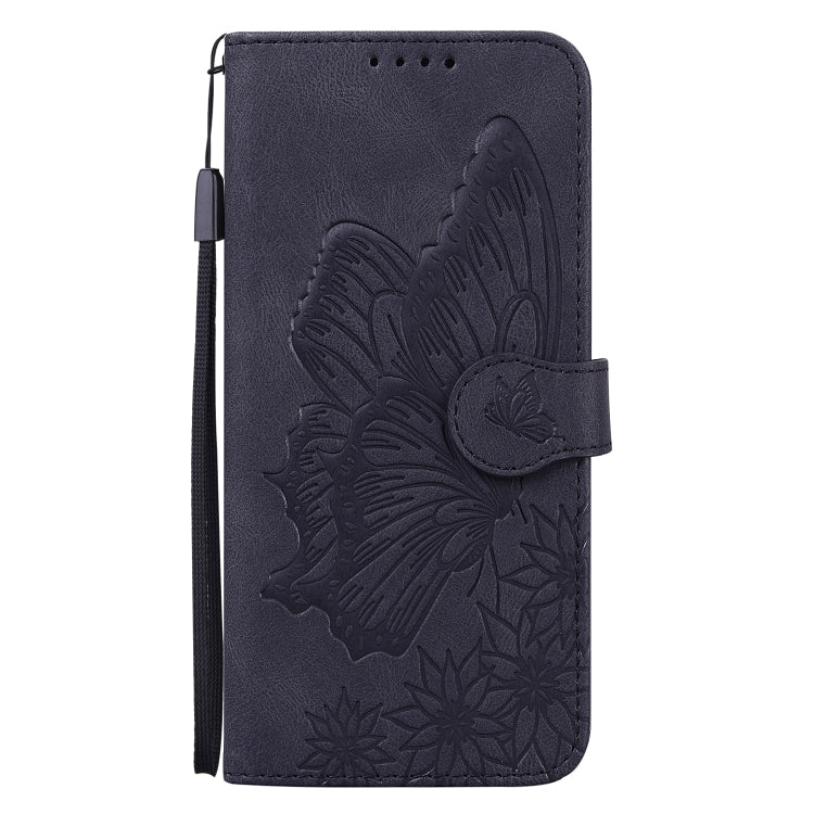 For Samsung Galaxy S25 Ultra 5G Retro Skin Feel Butterflies Embossing Horizontal Flip Leather Phone Case(Black) - Galaxy S25 Ultra 5G Cases by PMC TechLife | Online Shopping South Africa | PMC TechLife | Buy Now Pay Later Mobicred