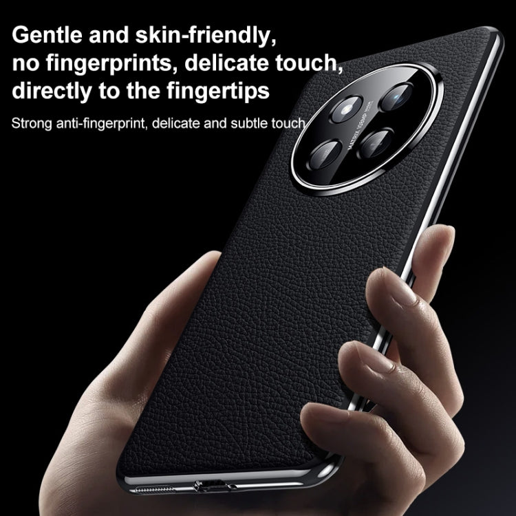 For Honor X60 Genuine Leather PC Phone Case(Dark Purple) - free shipping - PMC TechLife - Order now!