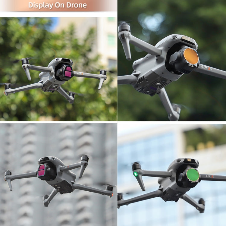 For DJI Air 3S Sunnylife Camera Lens Filter, Filter:ND16 - free shipping - PMC TechLife - Order now!