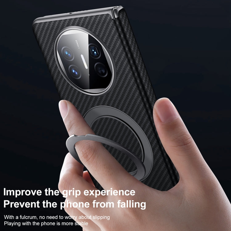 For Huawei Mate X6 SULADA Kevlar Texture MagSafe Magnetic Holder Phone Case(Brown) - free shipping - PMC TechLife - Order now!