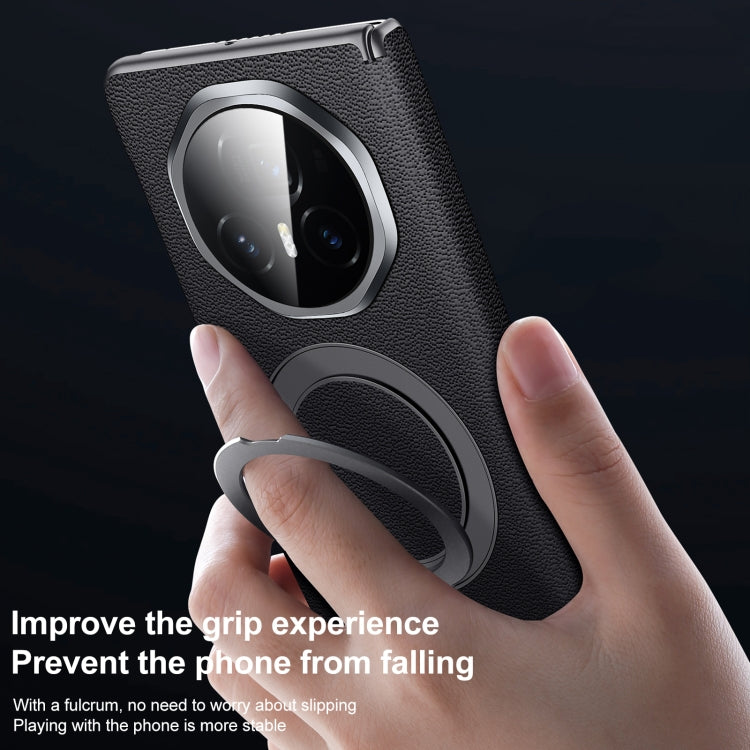 For Honor Magic V3 SULADA Top Grain Leather MagSafe Magnetic Holder Phone Case(Brown) - free shipping - PMC TechLife - Order now!