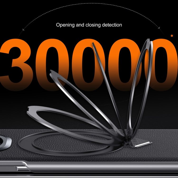 For Honor Magic V3 SULADA Top Grain Leather MagSafe Magnetic Holder Phone Case(Black) - free shipping - PMC TechLife - Order now!