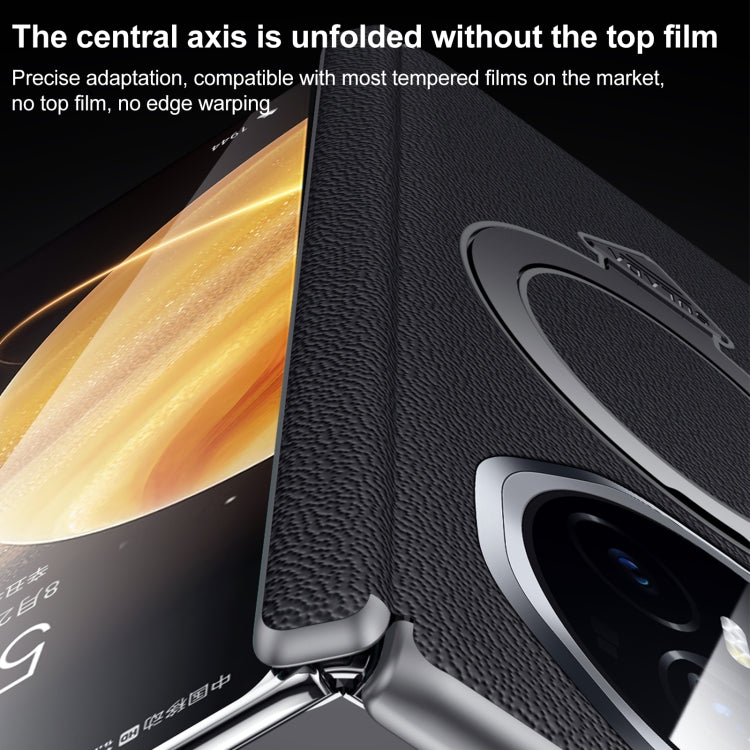 For Honor Magic V3 SULADA Top Grain Leather MagSafe Magnetic Holder Phone Case(Brown) - free shipping - PMC TechLife - Order now!