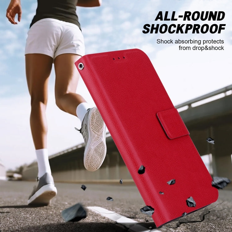 For Samsung Galaxy S25 5G Ultra-thin Voltage Magnetic Buckle Leather Phone Case(Red) - Galaxy S25 5G Cases by PMC TechLife | Online Shopping South Africa | PMC TechLife | Buy Now Pay Later Mobicred