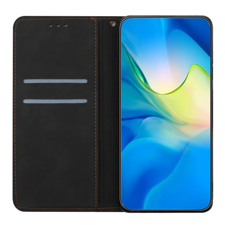 For Samsung Galaxy S25+ 5G Ethnic Embossed Adsorption Leather Phone Case(Black) - Galaxy S25+ 5G Cases by PMC Jewellery | Online Shopping South Africa | PMC Jewellery | Buy Now Pay Later Mobicred