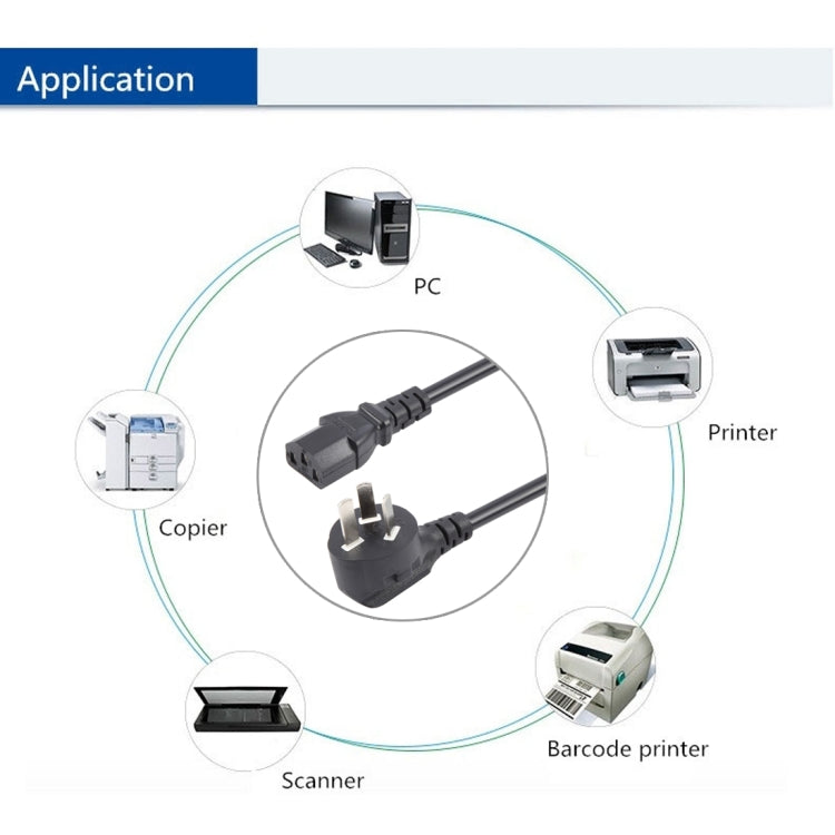 AU Plug Computer PC Power Cord 3 Pin Cable, Length:3m(Black) - Power Cord by PMC TechLife | Online Shopping South Africa | PMC TechLife | Buy Now Pay Later Mobicred