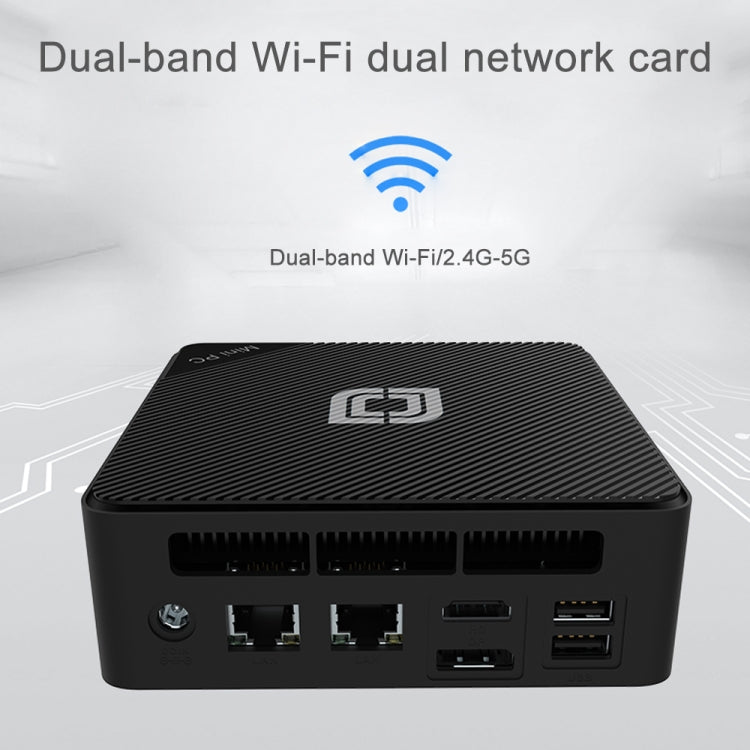 Jumper N100 Pro II Mini PC, Intel 12th Generation Alder Lake-N N100 Quad-core Dual RJ45, RAM: 8GB, ROM: 256GB(EU Plug) - free shipping - PMc TechLife - Order now!