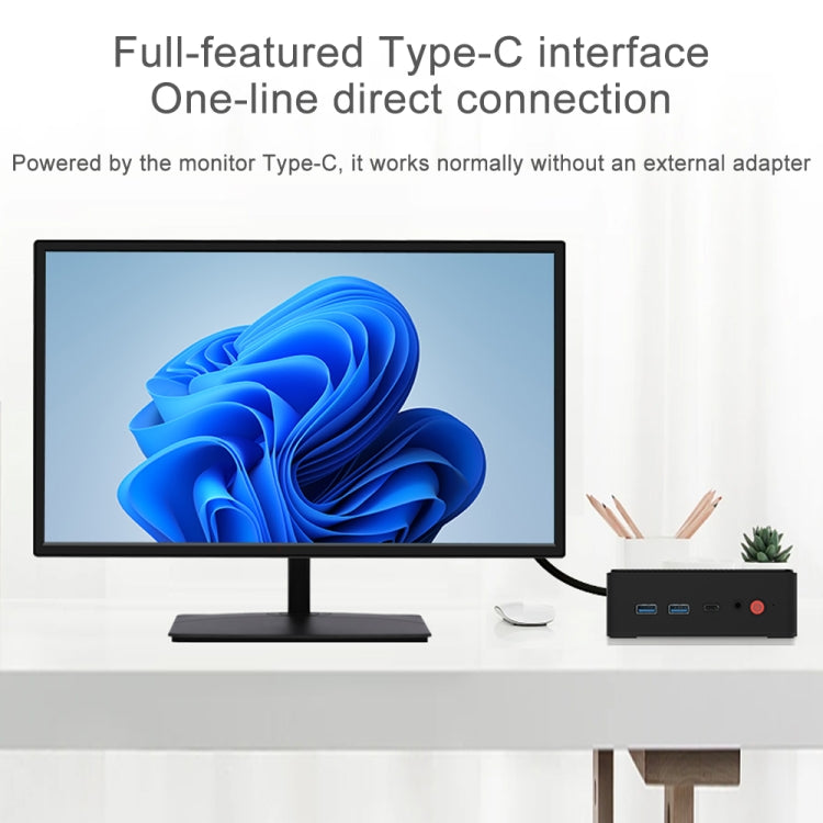 Jumper N100 Pro II Mini PC, Intel 12th Generation Alder Lake-N N100 Quad-core Dual RJ45, RAM: 8GB, ROM: 256GB(US Plug) - free shipping - PMc TechLife - Order now!