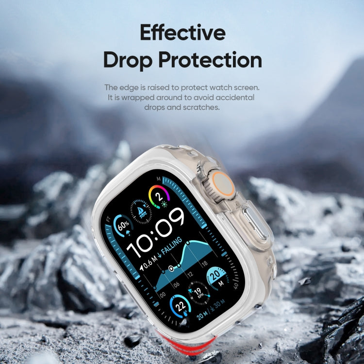 For Apple Watch Ultra 1 / 2 49mm DUX DUCIS Camo Series TPU Hybrid PC Watch Protective Case(White) - free shipping - PMc TechLife - Order now!