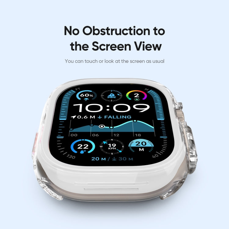 For Apple Watch Ultra 1 / 2 49mm DUX DUCIS Camo Series TPU Hybrid PC Watch Protective Case(White) - free shipping - PMc TechLife - Order now!