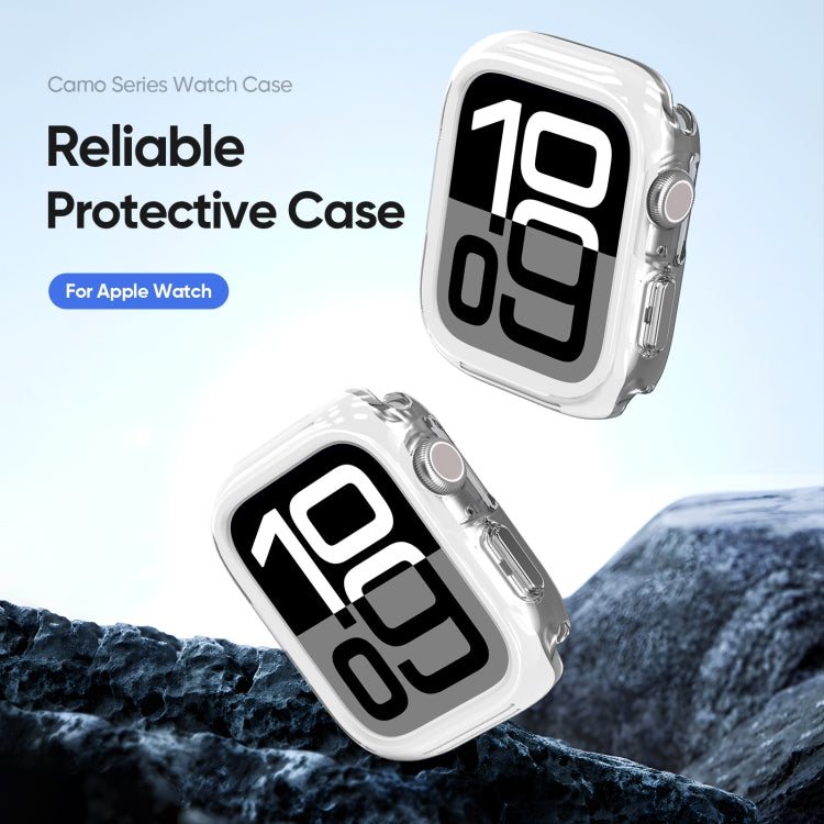 For Apple Watch Series 10 42mm DUX DUCIS Camo Series TPU Hybrid PC Watch Protective Case(White) - free shipping - PMc TechLife - Order now!