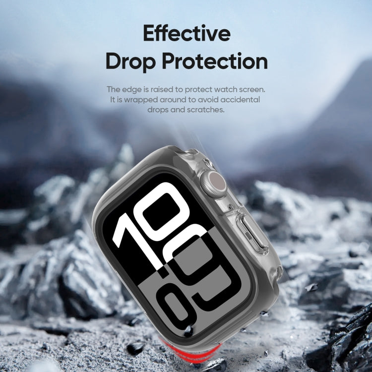 For Apple Watch Series 10 46mm DUX DUCIS Camo Series TPU Hybrid PC Watch Protective Case(Black) - free shipping - PMc TechLife - Order now!