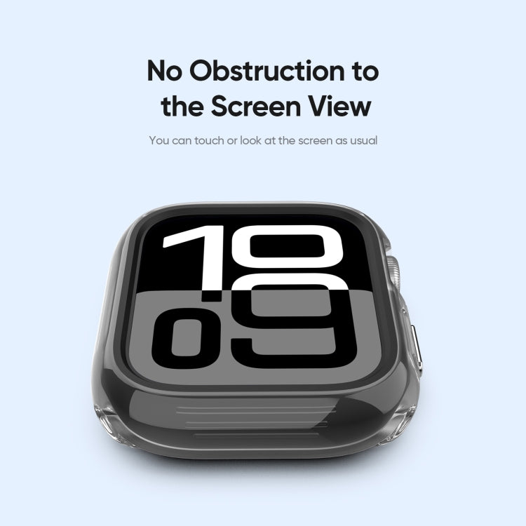 For Apple Watch Series 10 46mm DUX DUCIS Camo Series TPU Hybrid PC Watch Protective Case(Black) - free shipping - PMc TechLife - Order now!