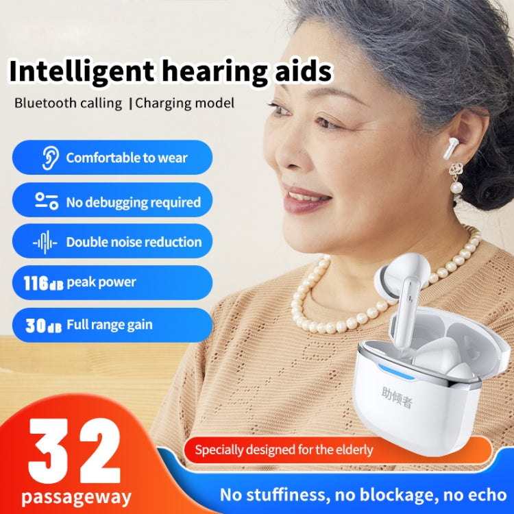 Bluetooth 5.3 In-ear AI Smart Recognition Hearing Aid(White) - free shipping - PMC Jewellery - Order now!
