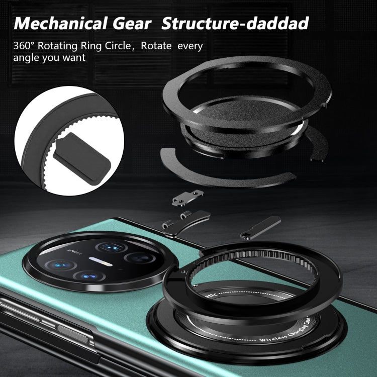 For Huawei Mate X5 Gold Medal Rotating Folding Series Ring Holder Phone Case(Royal Blue) - Huawei Cases by PMC TechLife | Online Shopping South Africa | PMC TechLife | Buy Now Pay Later Mobicred