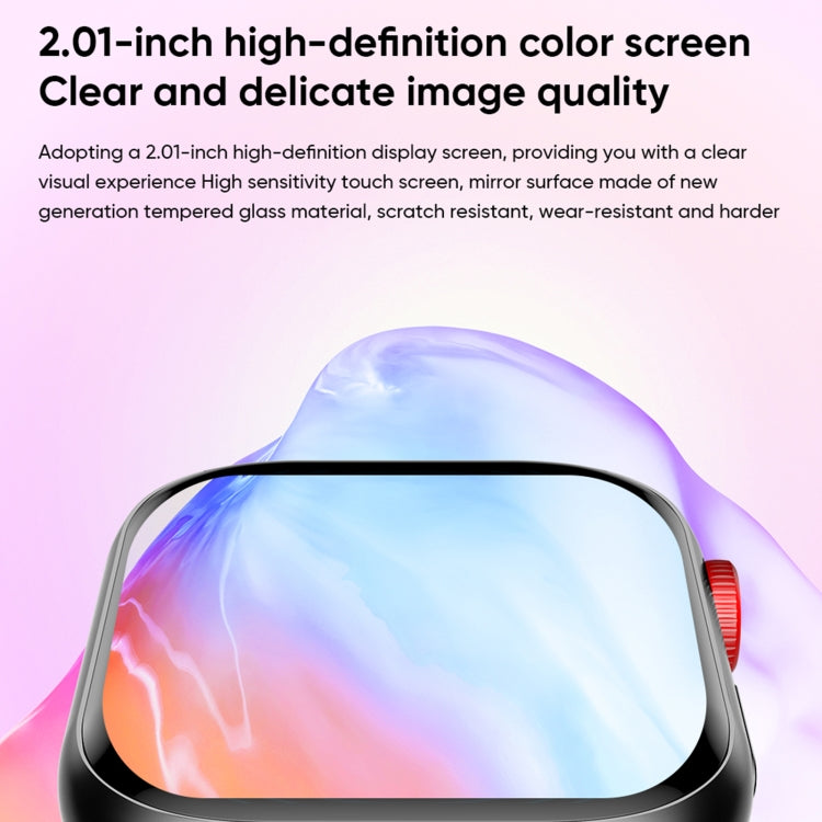 LC88 2 inch Square Screen BT Call Smart Watch, Heart Rate / Blood Pressure / Blood Oxygen / Sleep Monitoring(Black) - Smart Wristbands by PMC TechLife | Online Shopping South Africa | PMC TechLife | Buy Now Pay Later Mobicred