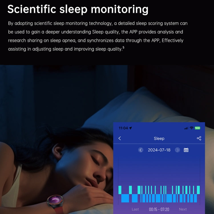 T82 1.43 inch Round Screen BT Call Smart Watch, Heart Rate / Blood Pressure / Blood Oxygen / Sleep / Blood Sugar / HRV / Metope / SOS, Strap:Leather Brown - Smart Wristbands by PMC TechLife | Online Shopping South Africa | PMC TechLife | Buy Now Pay Later Mobicred