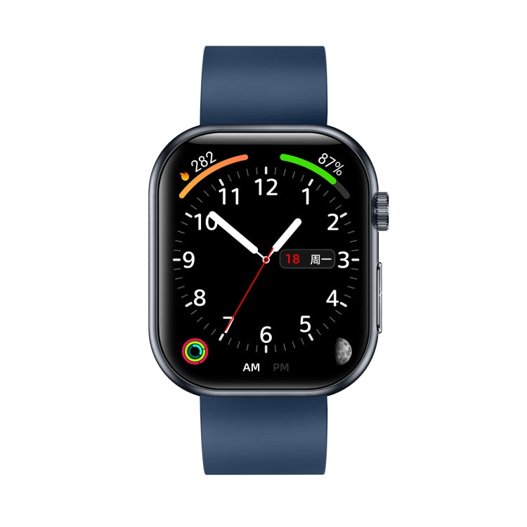 ET587 1.95 inch AMOLED Screen Smart Watch, ECG Electrocardiogram/Blood Sugar Monitoring(Blue) - Smart Watches by PMC TechLife | Online Shopping South Africa | PMC TechLife | Buy Now Pay Later Mobicred