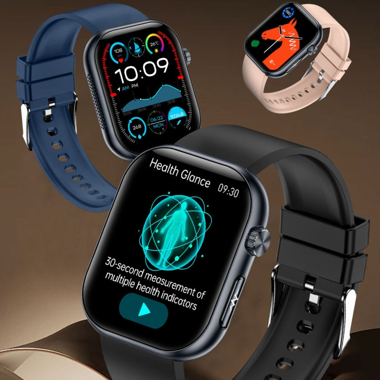 ET587 1.95 inch AMOLED Screen Smart Watch, ECG Electrocardiogram/Blood Sugar Monitoring(Red) - Smart Watches by PMC TechLife | Online Shopping South Africa | PMC TechLife | Buy Now Pay Later Mobicred