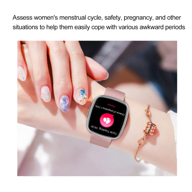 ET593 1.75 inch IPS Square Screen Smart Watch, ECG Electrocardiogram / Blood Sugar Monitoring(Black) - Smart Watches by PMC TechLife | Online Shopping South Africa | PMC TechLife | Buy Now Pay Later Mobicred