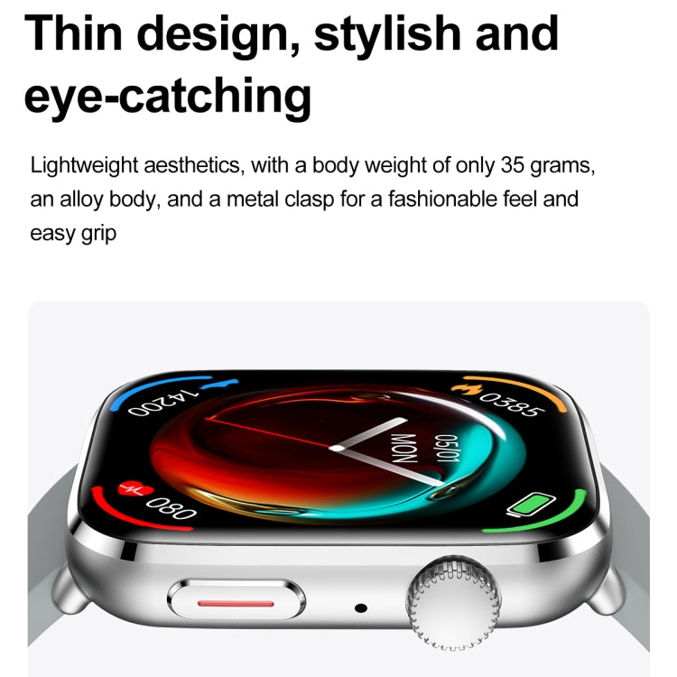 T92 1.81 inch IPS Square Screen Smart Watch, Heart Rate / Blood Oxygen / Blood Pressure(Red) - Smart Watches by PMC TechLife | Online Shopping South Africa | PMC TechLife | Buy Now Pay Later Mobicred