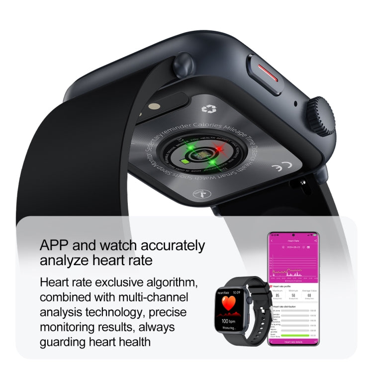 T92 1.81 inch IPS Square Screen Smart Watch, Heart Rate / Blood Oxygen / Blood Pressure(Blue) - Smart Watches by PMC TechLife | Online Shopping South Africa | PMC TechLife | Buy Now Pay Later Mobicred