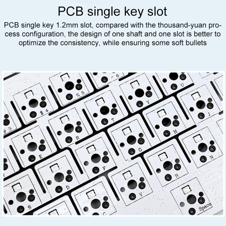 AULA F99 99 Keys Wired/2.4G/Bluetooth Three Model Customized RGB Mechanical Keyboard(Starfall Clouds) - free shipping - PMC TechLife - Order now!