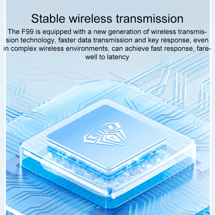 AULA F99 99 Keys Wired/2.4G/Bluetooth Three Model Customized RGB Mechanical Keyboard(Starfall Clouds) - free shipping - PMC TechLife - Order now!