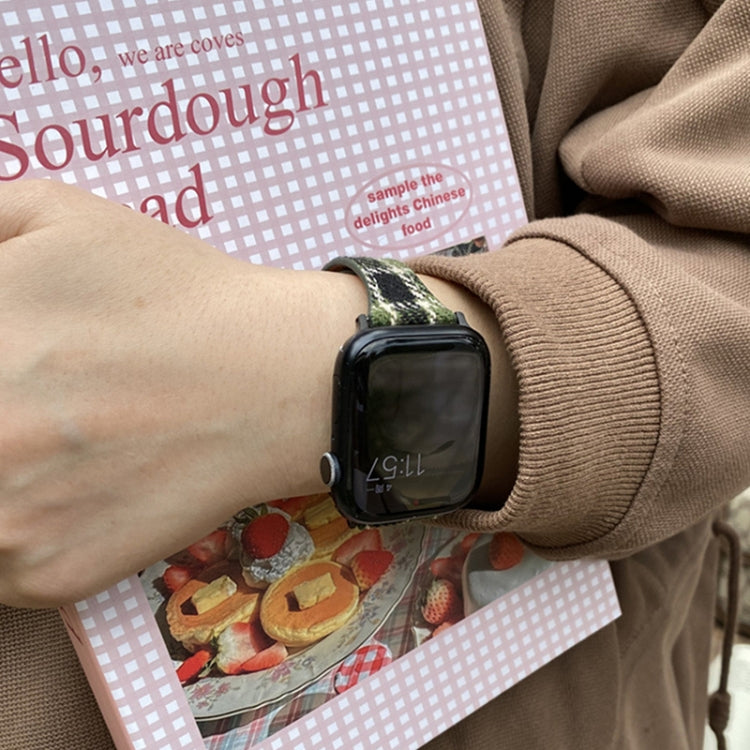 For Apple Watch 46mm / 49mm / 45mm / 44mm Slim Magnetic Buckle Napped Fabric Leather Watch Band(Pink) - Watch Bands by PMc TechLife | Online Shopping South Africa | PMc TechLife | Buy Now Pay Later Mobicred