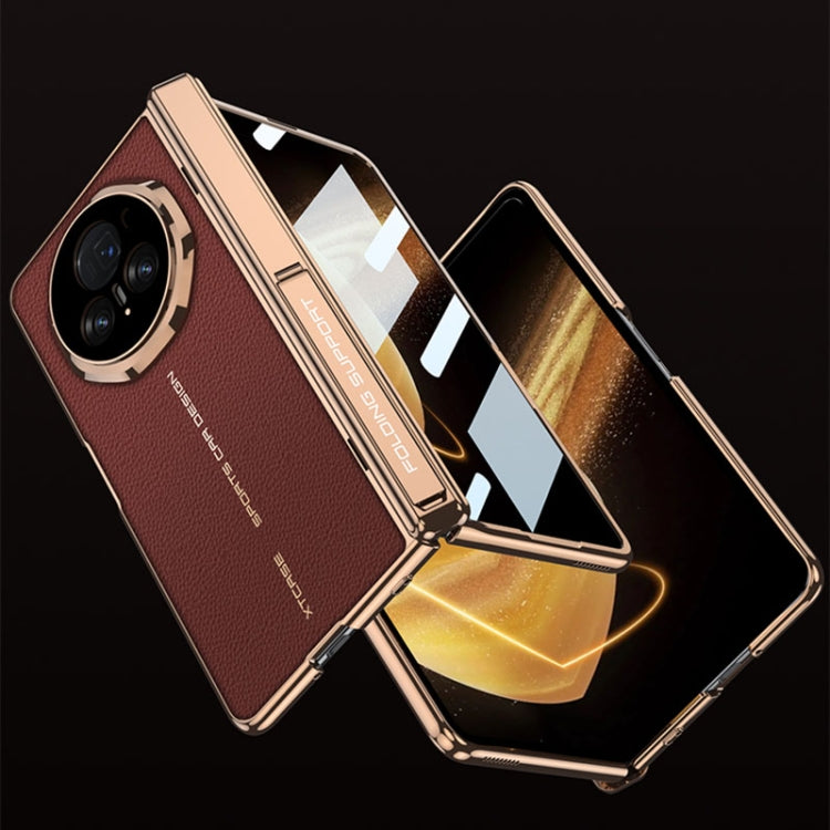 For Honor Magic V3 GKK Integrated Magnetic Fold Hinge Leather Shockproof Phone Case(Black) - free shipping - PMC Jewellery - Order now!