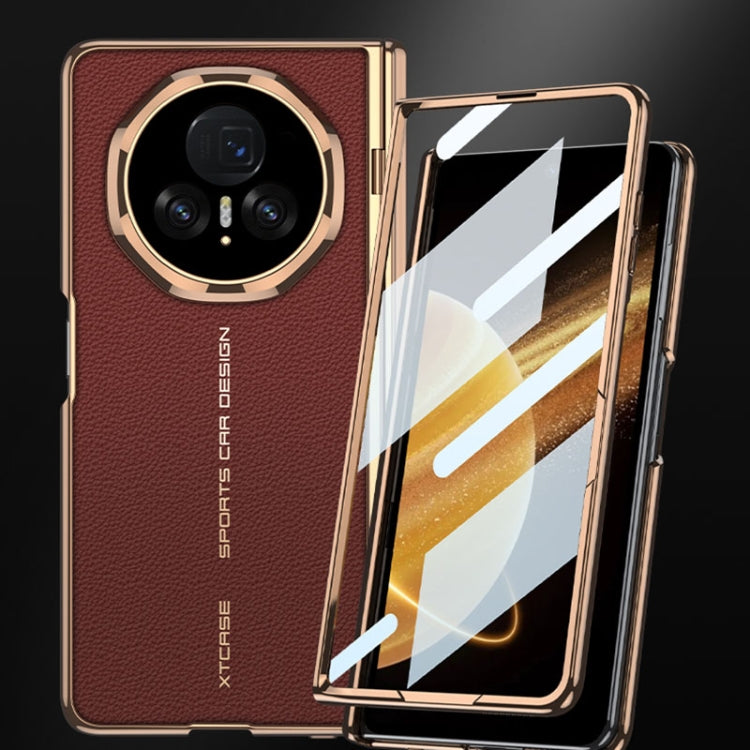 For Honor Magic V3 GKK Integrated Magnetic Fold Hinge Leather Shockproof Phone Case(Red) - free shipping - PMC TechLife - Order now!