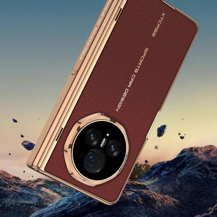 For Honor Magic V3 GKK Integrated Magnetic Fold Hinge Leather Shockproof Phone Case(Red) - free shipping - PMC TechLife - Order now!