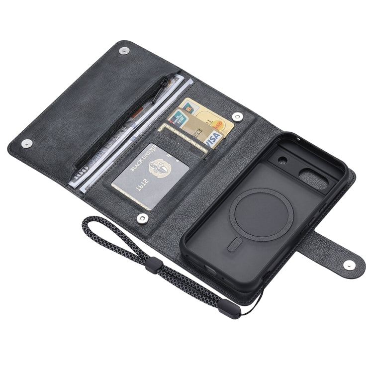 For Google Pixel 8a ViLi GVB Series MagSafe Magnetic RFID Leather Phone Case(Black) - free shipping - PMC TechLife - Order now!