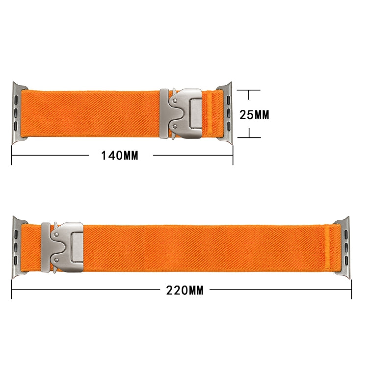 For Apple Watch 42mm / 41mm / 40mm / 38mm Parachute Buckle Elastic Nylon Watch Band(Starlight) - free shipping - PMc TechLife - Order now!