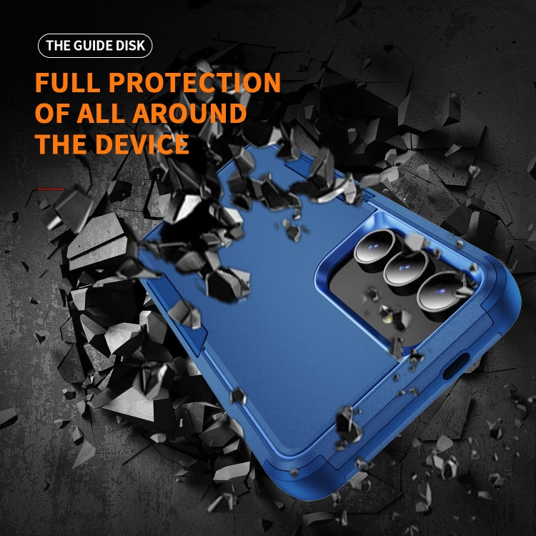 For Samsung Galaxy S25 5G TPU + PC Shockproof Protective Phone Case(Royal Blue) - Galaxy S25 5G Cases by PMC Jewellery | Online Shopping South Africa | PMC Jewellery | Buy Now Pay Later Mobicred