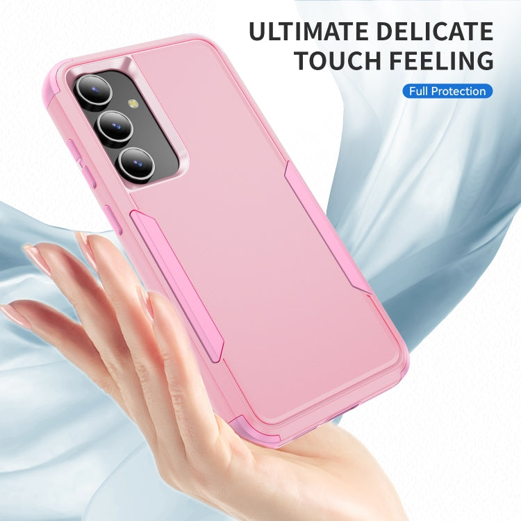 For Samsung Galaxy S25+ 5G TPU + PC Shockproof Protective Phone Case(Pink) - Galaxy S25+ 5G Cases by PMC Jewellery | Online Shopping South Africa | PMC Jewellery | Buy Now Pay Later Mobicred