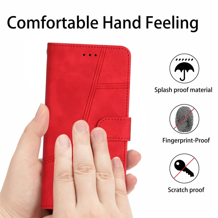 For Samsung Galaxy S25 Ultra 5G Skin-feel Stitching Leather Phone Case(Red) - Galaxy S25 Ultra 5G Cases by PMC Jewellery | Online Shopping South Africa | PMC Jewellery | Buy Now Pay Later Mobicred
