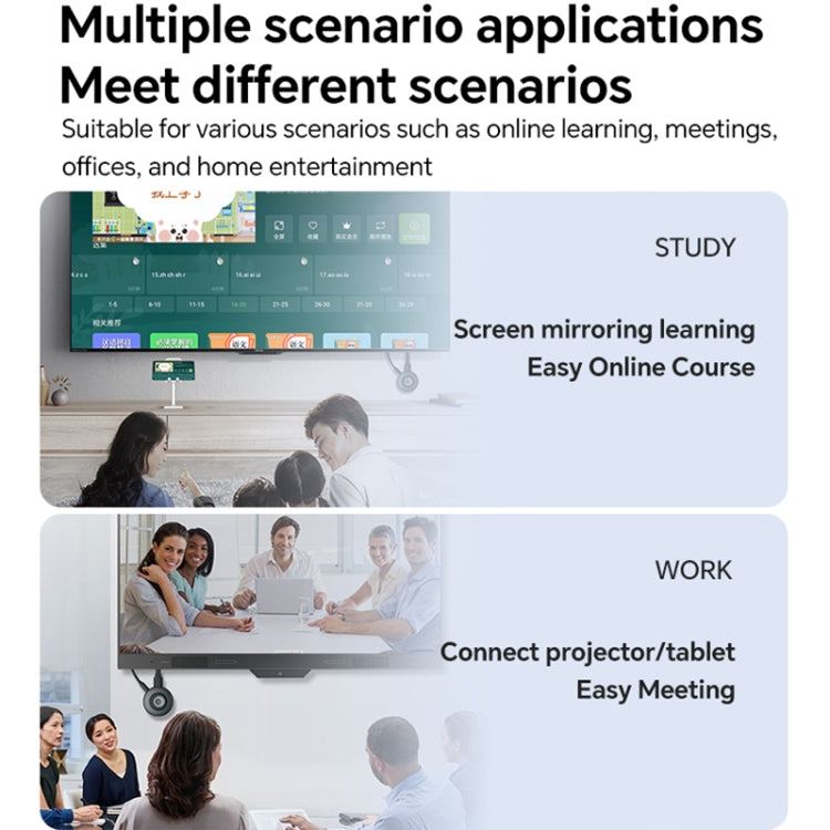 G127 4K 30Hz HD Wireless Display Dongle Adapter Same Screen Device(Black) - Wireless Display Dongle by PMC TechLife | Online Shopping South Africa | PMC TechLife | Buy Now Pay Later Mobicred